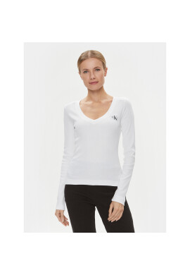 Calvin Klein Jeans Блуза J20J222882 Бял Regular Fit - Pepit.bg