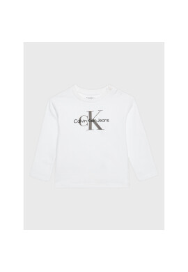 Calvin Klein Jeans Блуза Monogram IN0IN00005 Бял Regular Fit - Pepit.bg