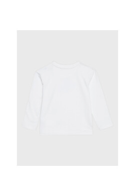 Calvin Klein Jeans Блуза Monogram IN0IN00005 Бял Regular Fit - Pepit.bg