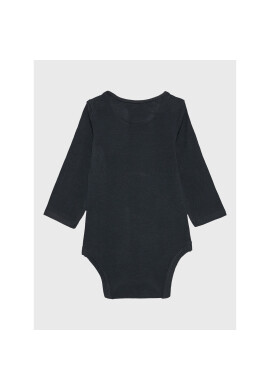 Calvin Klein Jeans Детско боди Monogram IN0IN00033 Черен Regular Fit - Pepit.bg