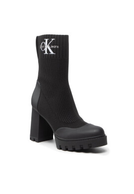 Calvin Klein Jeans Боти Platform Boot Sock YW0YW00726 Черен - Pepit.bg