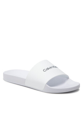 Calvin Klein Jeans Чехли Pool Slide HM0HM00455 Бял - Pepit.bg