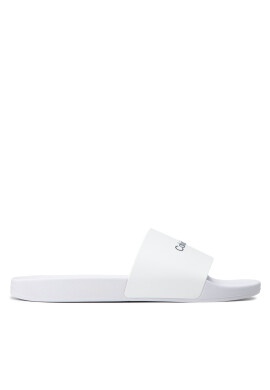 Calvin Klein Jeans Чехли Pool Slide HM0HM00455 Бял - Pepit.bg