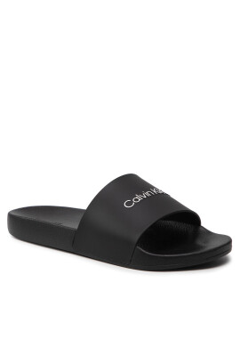 Calvin Klein Jeans Чехли Pool Slide Rubber- Solid R HW0HW00746 Черен - Pepit.bg