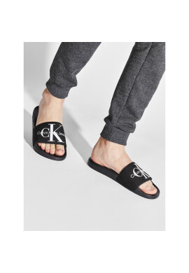 Calvin Klein Jeans Чехли Slide Monogram Co YM0YM0006 Черен - Pepit.bg