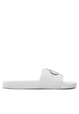 Calvin Klein Jeans Чехли Slide Monogram Co YM0YM00061 Бял - Pepit.bg