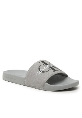 Calvin Klein Jeans Чехли Slide Monogram Co YM0YM00061 Сив - Pepit.bg