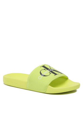 Calvin Klein Jeans Чехли Slide Monogram Co YM0YM00061 Зелен - Pepit.bg