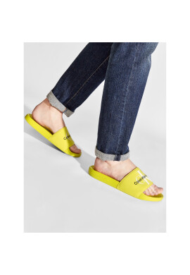 Calvin Klein Jeans Чехли Slide Monogram Co YM0YM00061 Жълт - Pepit.bg