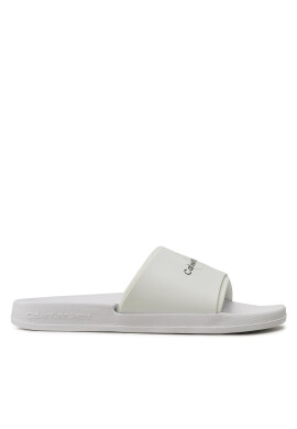 Calvin Klein Jeans Чехли Slide Monogram Tpu YM0YM00361 Бял - Pepit.bg