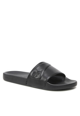 Calvin Klein Jeans Чехли Slide Padded Monogram YM0YM00531 Черен - Pepit.bg