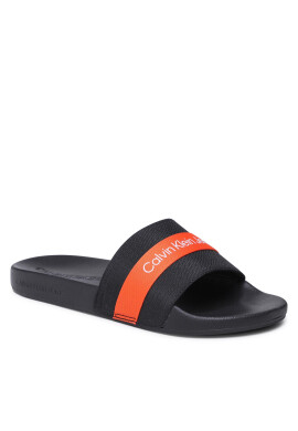 Calvin Klein Jeans Чехли Slide Webbing YM0YM00663 Черен - Pepit.bg