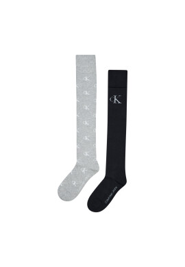Calvin Klein Jeans Комплект 2 чифта дамски 3/4 чорапи 100004508 Черен - Pepit.bg