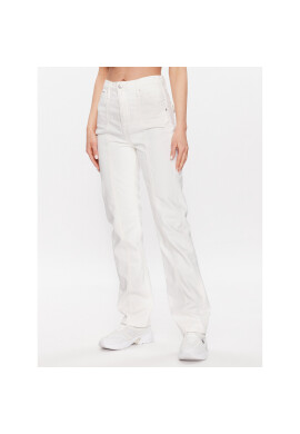 Calvin Klein Jeans Дънки J20J220635 Бял Relaxed Fit - Pepit.bg