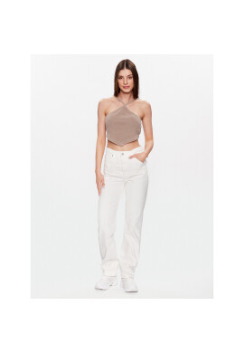 Calvin Klein Jeans Дънки J20J220635 Бял Relaxed Fit - Pepit.bg