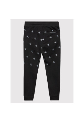 Calvin Klein Jeans Долнище анцуг Repeated Monogram IB0IB01152 Черен Regular Fit - Pepit.bg