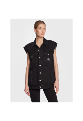 Calvin Klein Jeans Елек J20J220233 Черен Oversize - Pepit.bg