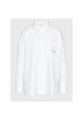 Calvin Klein Jeans Plus Риза J20J220144 Бял Regular Fit - Pepit.bg