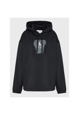 Calvin Klein Jeans Plus Суитшърт J20J220147 Черен Oversize - Pepit.bg