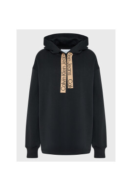 Calvin Klein Jeans Plus Суитшърт J20J220155 Черен Oversize - Pepit.bg