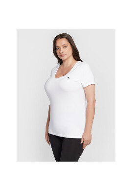 Calvin Klein Jeans Plus Тишърт J20J213716 Бял Regular Fit - Pepit.bg