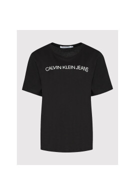 Calvin Klein Jeans Plus Тишърт J20J217531 Черен Regular Fit - Pepit.bg