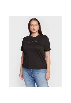 Calvin Klein Jeans Plus Тишърт J20J218025 Черен Regular Fit - Pepit.bg