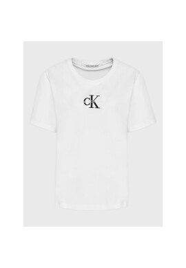 Calvin Klein Jeans Plus Тишърт J20J219719 Бял Regular Fit - Pepit.bg