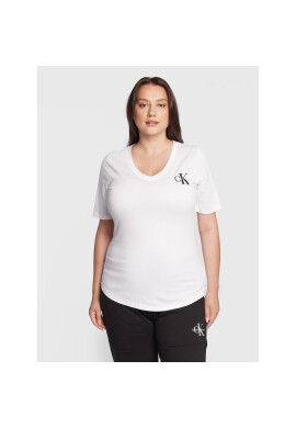 Calvin Klein Jeans Plus Тишърт J20J219720 Бял Regular Fit - Pepit.bg