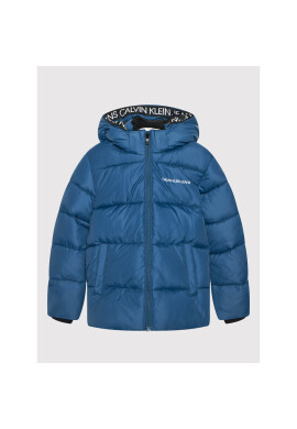 Calvin Klein Jeans Пухено яке IB0IB00937 Син Regular Fit - Pepit.bg