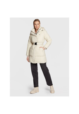 Calvin Klein Jeans Пухено яке J20J219829 Екрю Regular Fit - Pepit.bg