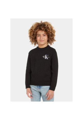 Calvin Klein Jeans Пуловер Essential IB0IB01871 Черен Regular Fit - Pepit.bg