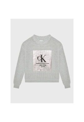 Calvin Klein Jeans Пуловер IG0IG01810 Сив Regular Fit - Pepit.bg