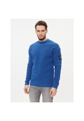 Calvin Klein Jeans Пуловер J30J323986 Син Regular Fit - Pepit.bg