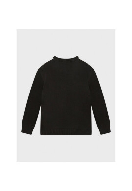 Calvin Klein Jeans Пуловер Piping Stack Logo IB0IB01363 Черен Regular Fit - Pepit.bg
