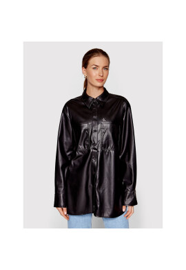 Calvin Klein Jeans Риза J20J218955 Черен Oversize - Pepit.bg