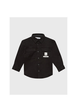 Calvin Klein Jeans Риза Monogram IB0IB01468 Черен Regular Fit - Pepit.bg