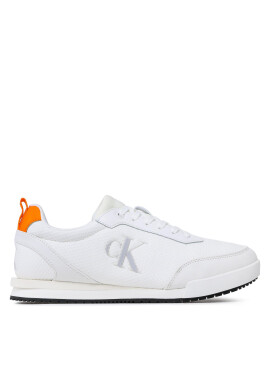 Calvin Klein Jeans Сникърси Low Profile Oversized Mesh YM0YM00623 Бял - Pepit.bg