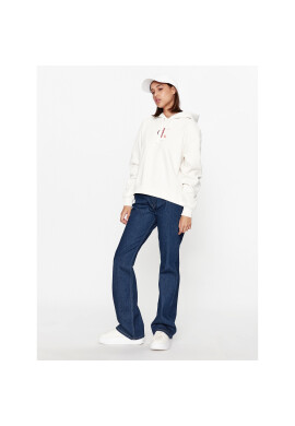 Calvin Klein Jeans Суитшърт Gradient J20J222346 Бял Regular Fit - Pepit.bg