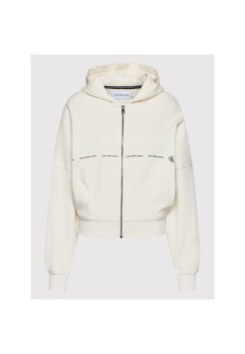 Calvin Klein Jeans Суитшърт J20J217735 Бял Oversize - Pepit.bg
