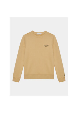 Calvin Klein Jeans Суитшърт Stack Logo IB0IB01292 Бежов Regular Fit - Pepit.bg