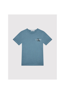 Calvin Klein Jeans Тишърт Chest Monogram IB0IB00612 Син Regular Fit - Pepit.bg