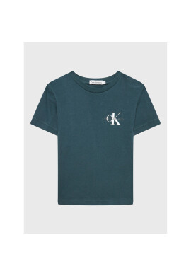 Calvin Klein Jeans Тишърт Chest Monogram IB0IB01231 Син Regular Fit - Pepit.bg