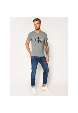 Calvin Klein Jeans Тишърт Core Monogram Logo J30J314314 Сив Regular Fit - Pepit.bg