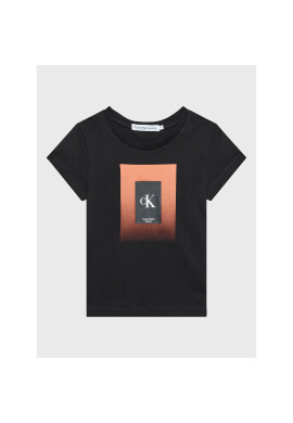 Calvin Klein Jeans Тишърт Gradient Box Logo IU0IU00296 Черен Regular Fit - Pepit.bg