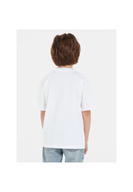Calvin Klein Jeans Тишърт Hyper Real IB0IB01884 Бял Regular Fit - Pepit.bg