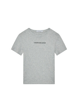 Calvin Klein Jeans Тишърт IB0IB00838 Сив Regular Fit - Pepit.bg
