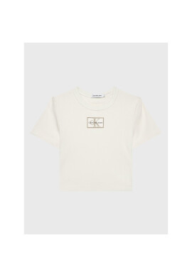 Calvin Klein Jeans Тишърт IG0IG01907 Бял Regular Fit - Pepit.bg