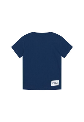 Calvin Klein Jeans Тишърт Institutional IB0IB00347 Син Regular Fit - Pepit.bg