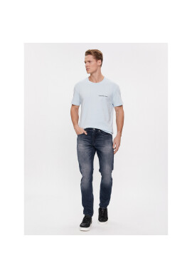 Calvin Klein Jeans Тишърт Institutional J30J324671 Син Regular Fit - Pepit.bg